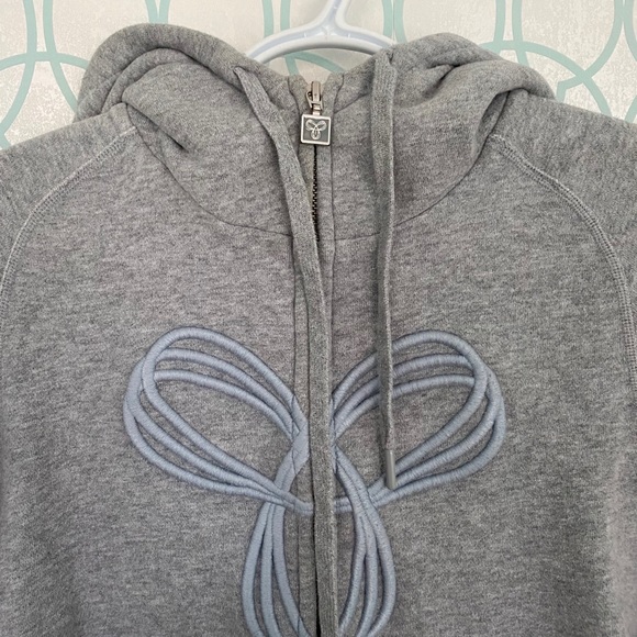TNA grey zip up sweater - Picture 2 of 4